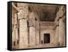 Temple of Denderah, Egypt, 19th Century-Hector Horeau-Framed Stretched Canvas