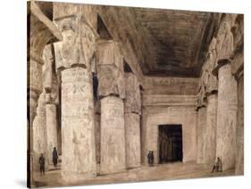 Temple of Denderah, Egypt, 19th Century-Hector Horeau-Stretched Canvas