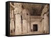 Temple of Denderah, Egypt, 19th Century-Hector Horeau-Framed Stretched Canvas