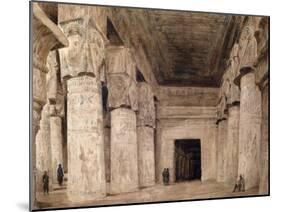 Temple of Denderah, Egypt, 19th Century-Hector Horeau-Mounted Giclee Print