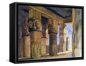 Temple of Denderah, Upper Egypt, 1839-William James Muller-Framed Stretched Canvas