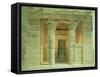 Temple of Dendur at the Metropolitan Museum of Art-Ted Thai-Framed Stretched Canvas