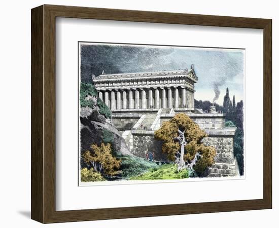 Temple of Diana at Ephesus from a Series of the "Seven Wonders of the Ancient World"-Ferdinand Knab-Framed Giclee Print