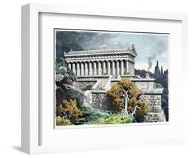 Temple of Diana at Ephesus from a Series of the "Seven Wonders of the Ancient World"-Ferdinand Knab-Framed Giclee Print