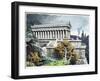 Temple of Diana at Ephesus from a Series of the "Seven Wonders of the Ancient World"-Ferdinand Knab-Framed Giclee Print