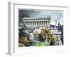 Temple of Diana at Ephesus from a Series of the "Seven Wonders of the Ancient World"-Ferdinand Knab-Framed Giclee Print