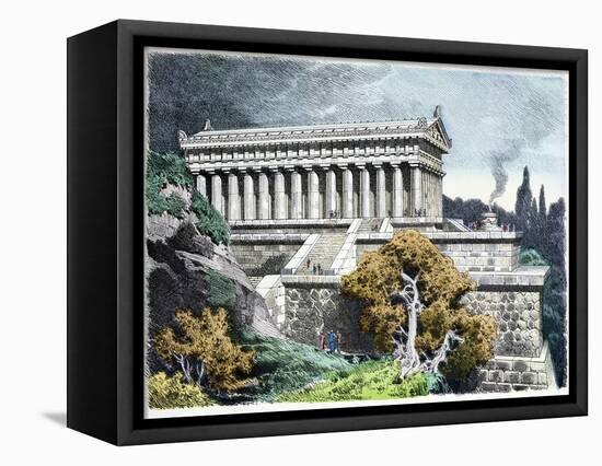 Temple of Diana at Ephesus from a Series of the "Seven Wonders of the Ancient World"-Ferdinand Knab-Framed Stretched Canvas
