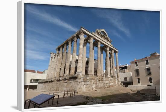 Temple of Diana, Merida, UNESCO World Heritage Site, Badajoz, Extremadura, Spain, Europe-Michael-Framed Photographic Print