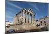 Temple of Diana, Merida, UNESCO World Heritage Site, Badajoz, Extremadura, Spain, Europe-Michael-Mounted Photographic Print