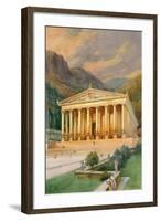 Temple of Diana-English School-Framed Giclee Print