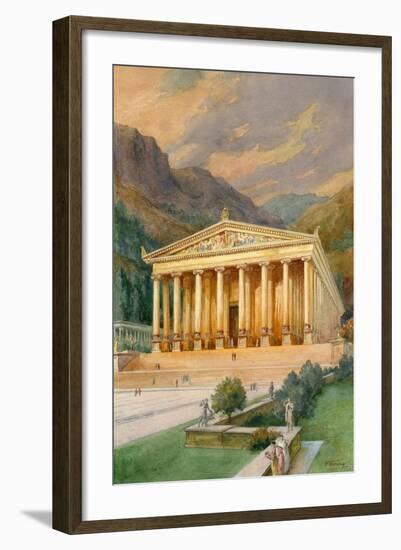 Temple of Diana-English School-Framed Giclee Print