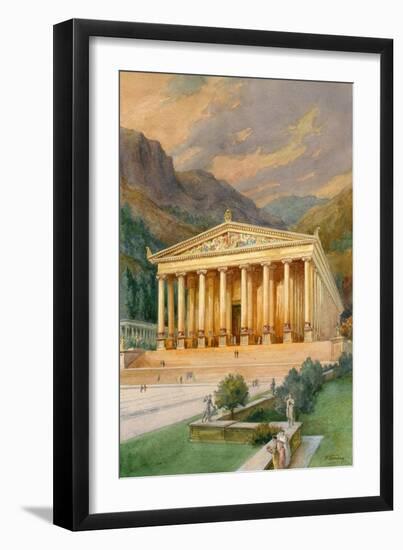 Temple of Diana-English School-Framed Giclee Print