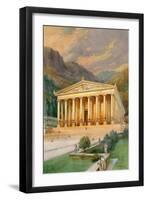 Temple of Diana-English School-Framed Giclee Print