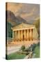 Temple of Diana-English School-Stretched Canvas