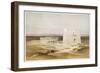 Temple of Edfu, ancient Apollinopolis, Upper Egypt, 19th century-David Roberts-Framed Giclee Print