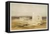 Temple of Edfu, Ancient Apollinopolis, Upper Egypt, from Egypt and Nubia, Vol.1-David Roberts-Framed Stretched Canvas