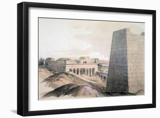 Temple of Edfu, Egypt, 19th Century-Lord Wharncliffe-Framed Giclee Print