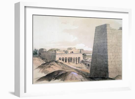 Temple of Edfu, Egypt, 19th Century-Lord Wharncliffe-Framed Giclee Print