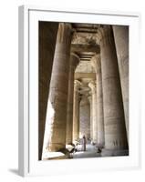 Temple of Edfu, Egypt, North Africa, Africa-Olivieri Oliviero-Framed Photographic Print