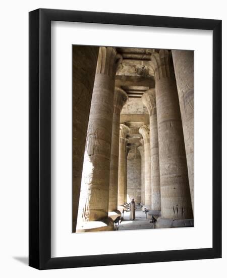 Temple of Edfu, Egypt, North Africa, Africa-Olivieri Oliviero-Framed Photographic Print