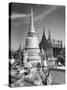 Temple of Emerald Buddha Seen from the Northern Side-Dmitri Kessel-Stretched Canvas