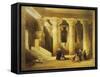 Temple of Esna, 2nd Century Bc, Left Bank of the Nile, Egypt, Lithograph, 1838-9-David Roberts-Framed Stretched Canvas