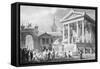 Temple of Fortuna at Pompeii-null-Framed Stretched Canvas