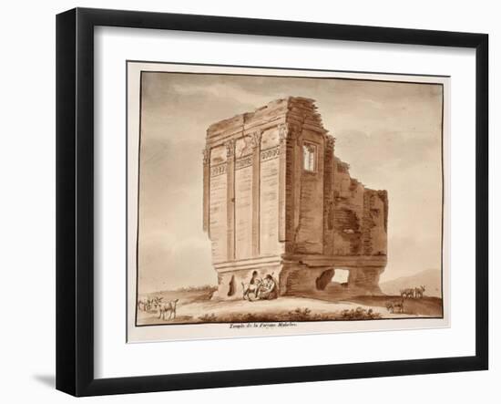 Temple of Fortuna Muliebre, 1833-Agostino Tofanelli-Framed Giclee Print