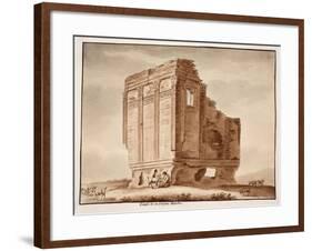 Temple of Fortuna Muliebre, 1833-Agostino Tofanelli-Framed Giclee Print