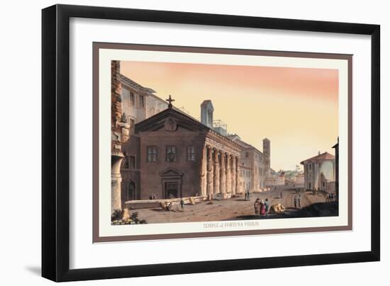 Temple of Fortuna Virilis-M. Dubourg-Framed Art Print