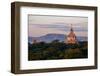 Temple of Gawdawpalin, Dated 12th Century, Bagan (Pagan), Myanmar (Burma), Asia-Nathalie Cuvelier-Framed Photographic Print