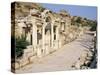 Temple of Hadrian, Ephesus, Egee Region, Anatolia, Turkey-Bruno Morandi-Stretched Canvas