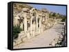 Temple of Hadrian, Ephesus, Egee Region, Anatolia, Turkey-Bruno Morandi-Framed Stretched Canvas