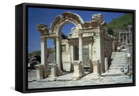 Temple of Hadrian in Ephesus, 2nd Century-CM Dixon-Framed Stretched Canvas