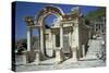 Temple of Hadrian in Ephesus, 2nd Century-CM Dixon-Stretched Canvas