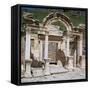 Temple of Hadrian in Ephesus, 2nd Century-CM Dixon-Framed Stretched Canvas