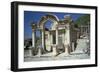 Temple of Hadrian in Ephesus, 2nd Century-CM Dixon-Framed Photographic Print