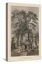 Temple of Hat-Chi-Man-Ya-Chu-Ro, Simoda (Sintoo), 1855-Wilhelm Joseph Heine-Stretched Canvas