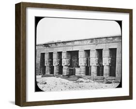 Temple of Hathor, Dendera, Egypt, C1890-Newton & Co-Framed Photographic Print