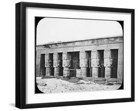 Temple of Hathor, Dendera, Egypt, C1890-Newton & Co-Framed Photographic Print