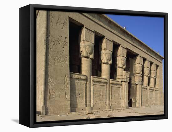 Temple of Hathor, Dendera, Egypt, North Africa, Africa-Scholey Peter-Framed Stretched Canvas