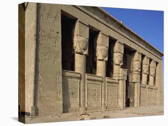 Temple of Hathor, Dendera, Egypt, North Africa, Africa-Scholey Peter-Stretched Canvas