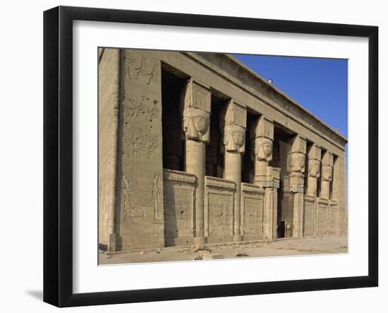 Temple of Hathor, Dendera, Egypt, North Africa, Africa-Scholey Peter-Framed Premium Photographic Print