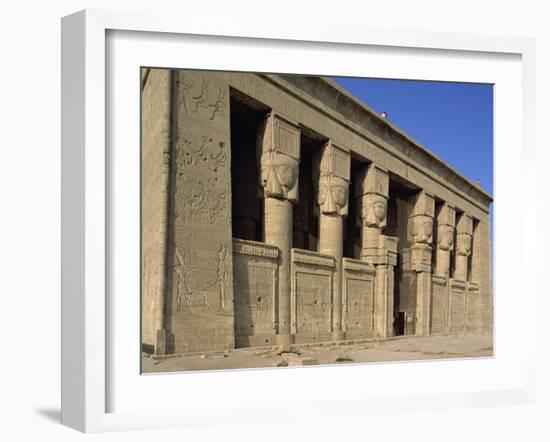 Temple of Hathor, Dendera, Egypt, North Africa, Africa-Scholey Peter-Framed Photographic Print