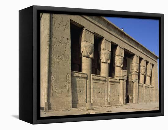 Temple of Hathor, Dendera, Egypt, North Africa, Africa-Scholey Peter-Framed Stretched Canvas