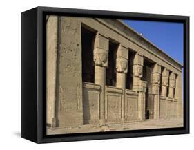 Temple of Hathor, Dendera, Egypt, North Africa, Africa-Scholey Peter-Framed Stretched Canvas