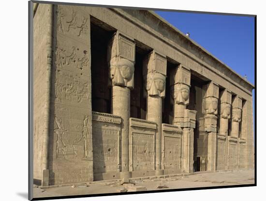 Temple of Hathor, Dendera, Egypt, North Africa, Africa-Scholey Peter-Mounted Photographic Print