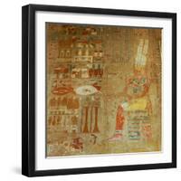Temple of Hatshepsut (detail)-null-Framed Giclee Print