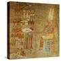 Temple of Hatshepsut (detail)-null-Stretched Canvas
