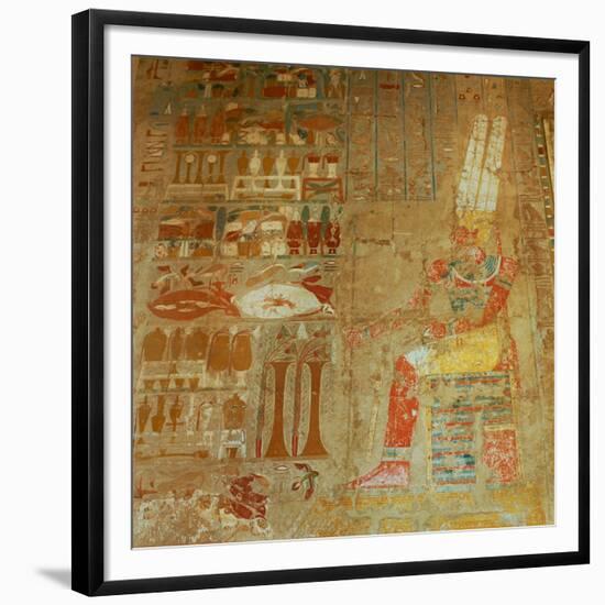 Temple of Hatshepsut (detail)-null-Framed Giclee Print